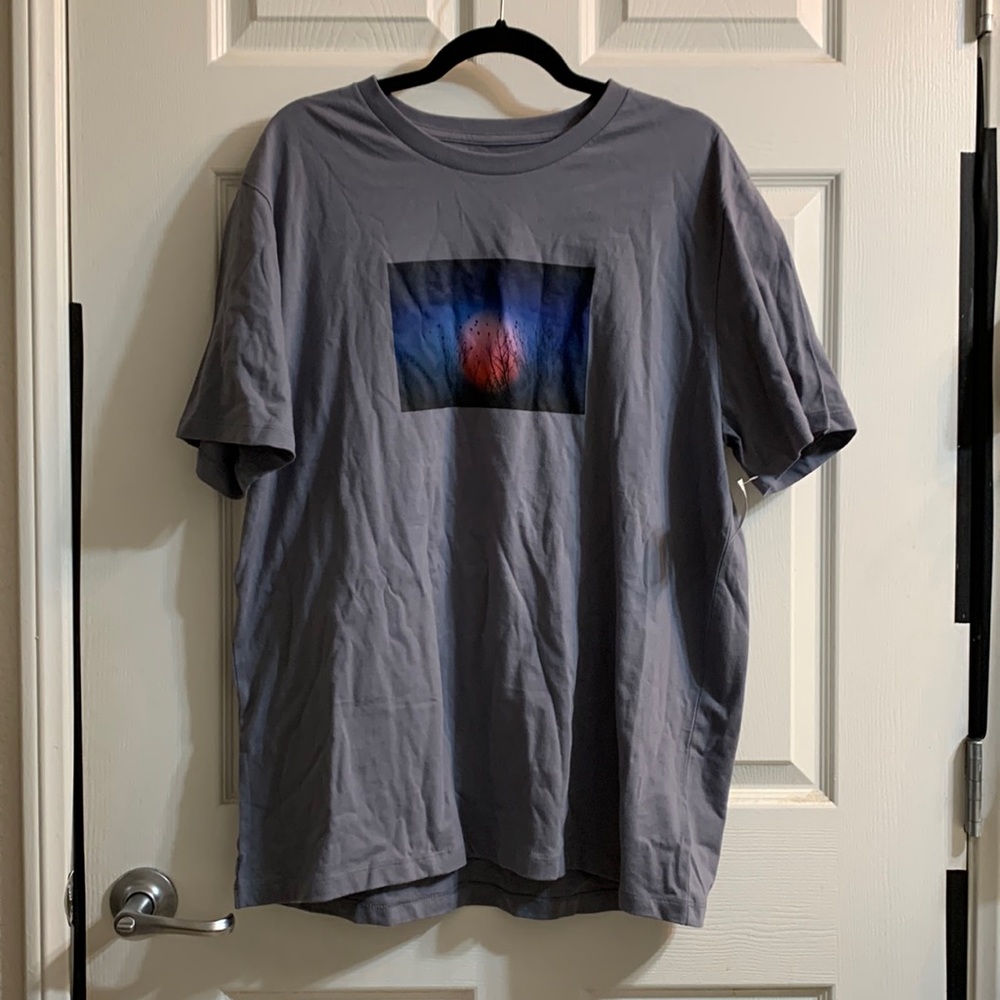 Grey Gap Short Sleeve Graphic T-Shirt